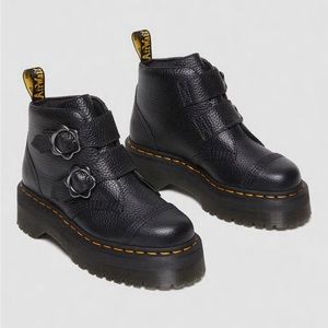 Dr. Martens Devon Flower Ankle Boots